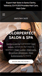 Mobile Screenshot of colorperfectsalonspa.com